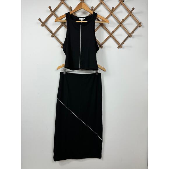 New Reformation Lydia Knit Two Piece Set Women's Size L - Picture 4 of 14